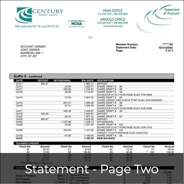 Century Credit Union - Financial Statement Design - LKCS